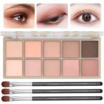 10 Colours Eyeshadow Palette Matte Bare Eye Shadow Make-up,Excessive Pigment... - Image 2