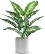 16" Small Fake Plants Artificial Tropical Faux Plants Indoor Desk Plan... - Image 2