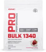 GNC Pro Performance Bulk 1340 Mass Gainer Protein Powder, 50g, Gluten ... - Image 3