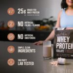 REP Purist Whey Protein Powder, Premium Chocolate Grassfed Isolate, Po... - Image 4