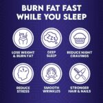 Night Collagen Burn - Weight Loss & Belly Fat Burner & Sleep Aid for W... - Image 3