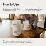 Momentous Essential Grass-Fed Whey Protein Powder - 20g Whey Isolate P... - Image 3