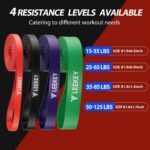 LEEKEY Resistance Bands Set for Pull-Up Assistance & Full-Body Trainin... - Image 3