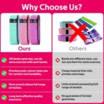 WALITO Resistance Bands for Working Out, Fabric Exercise Bands for Leg... - Image 3