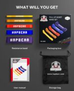 HAPBEAR Pull Up Assistance Bands Set of 5 - Resistance Bands for Worki... - Image 5