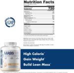 NutraOne Massone Mass Gainer Protein Powder Gain Mass Protein Meal Rep... - Image 3
