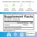 Muscle Feast Creapure - Micronized Creatine Monohydrate Powder | Premi... - Image 5