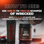Huge Supplements Wrecked Pre-Workout, Advanced Formula, Boosts Energy,... - Image 7