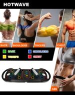 HOTWAVE Push Up Board Fitness, Portable Foldable 20 in 1 Push Up Bar a... - Image 3