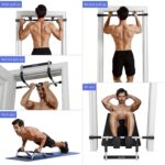 Ally Peaks Pull Up Bar for Doorway | Thickened Steel Max Limit 440 lbs... - Image 6