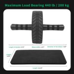 Ab Roller Wheel - AGREJO Ab Workout Equipment for Abdominal & Core Str... - Image 3