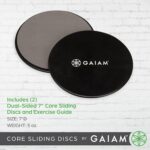 Gaiam Core Sliding Discs - Dual Sided Workout Sliders for Carpet & Har... - Image 4