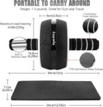 Ab Roller Wheel, 10-In-1 Ab Exercise Wheels Kit with Resistance Bands,... - Image 3