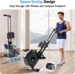 Rowing Machine for Home, 350 LB Capacity, 16-Level Silent Resistance, ... - Image 6