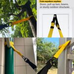 Suspension Bodyweight Fitness Training Kit, Full Body Workouts Home Gy... - Image 6