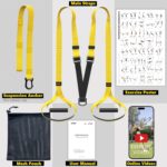 Suspension Bodyweight Fitness Training Kit, Full Body Workouts Home Gy... - Image 7