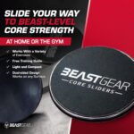 Core Sliders by Beast Gear – Double Sided Gliding Discs for Abdominal ... - Image 3