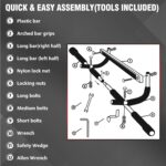 TOPOKO Upgrade Pull Up Bar for Doorway - Max Capacity 440 lbs, Portabl... - Image 7