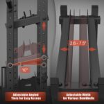 3-Tier Dumbbell Rack, 1100LB Capacity Adjustable Weight Rack for Home ... - Image 5