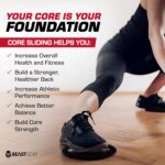 Core Sliders by Beast Gear – Double Sided Gliding Discs for Abdominal ... - Image 4