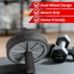 Core Fitness Wheel - Ab Roller Wheel for Core Workout, Abdominal Stren... - Image 4