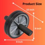 Core Fitness Wheel - Ab Roller Wheel for Core Workout, Abdominal Stren... - Image 6