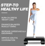 Aerobic Exercise Step, Adjustable Aerobic Stepper for Exercise, Workou... - Image 4