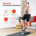 Sunny Health & Fitness Mini Stepper for Exercise at Home, Stair Step W... - Image 3