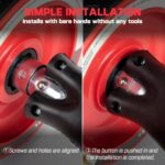 Ab Roller Wheel with Knee Pad Mat,Automatic Rebound Abdominal Wheel Ab... - Image 9