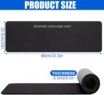 TOBWOLF 2PCS Non-Slip Mat Compatible with Peloton Bike, Concept 2 Rowi... - Image 3