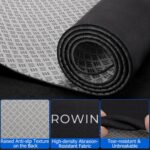 TOBWOLF 2PCS Non-Slip Mat Compatible with Peloton Bike, Concept 2 Rowi... - Image 4