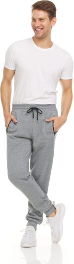 PURE CHAMP Mens 3 Pack Fleece Active Athletic Workout Jogger Sweatpant... - Image 3