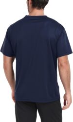 1/5 Pack Workout Shirts for Men Athletic Running Gym Quick Dry Short S... - Image 3