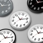 Wall Clock Small Analog 8 Inch Silent Non Ticking Battery Operated Mod... - Image 3