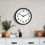 Wall Clock Small Analog 8 Inch Silent Non Ticking Battery Operated Mod... - Image 4