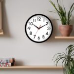 Wall Clock Small Analog 8 Inch Silent Non Ticking Battery Operated Mod... - Image 5