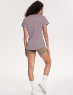 Loovoo Workout Tops for Women Loose Fit Breathable Activewear Cool Qui... - Image 4