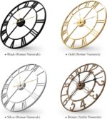 Large Wall Clock for Living Room Kitchen Mantel Decor, 30 Inch Decorat... - Image 3