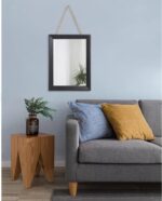 AAZZKANG Wall Mirror Black Rectangle Mirrors for Wall with Wood Framed... - Image 3