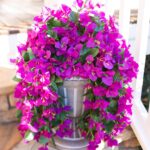 Artificial Faux Bougainvillea Flowers Plants for Outdoor Outside Summe... - Image 3