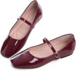 LUXINYU Women's Slip on Flats,Classy Round Toe Solid Classic Mary Jane... - Image 3