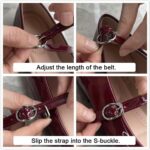 LUXINYU Women's Slip on Flats,Classy Round Toe Solid Classic Mary Jane... - Image 5