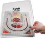 The Beadsmith Bead Board with Cover, Grey Flocked, 3 U-Shaped Channels... - Image 3