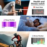 Smart Watch for Men Women, 1.83" HD Touchsreen, Bluetooth Calling, 5 A... - Image 6