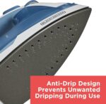 BLACK+DECKER Easy Steam Compact Iron for Clothes, Automatic Shutoff, N... - Image 10