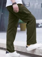 Comdecevis Men's Casual Cargo Pants Workout Joggers Stretch Sweatpants... - Image 7