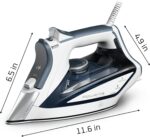 Rowenta Iron Steamer for Clothes, Focus Stainless Steel Soleplate, 400... - Image 8