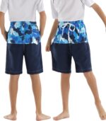 Rolimaka 3 Pack Boy's Swim Trunks Kid Board Shorts with Mesh Lining Yo... - Image 5