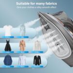 Steam Iron for Clothes with LCD Screen, 1700W Iron Non-Stick Ceramic S... - Image 7