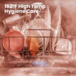 COMFEE' Portable Mini Dishwasher Countertop with 5L Built-in Water Tan... - Image 3